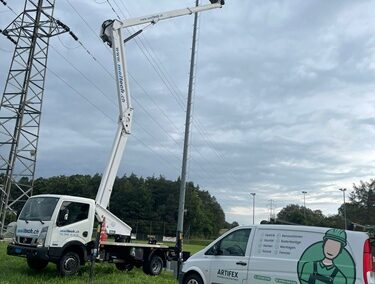 Éclairage par projecteurs chez FC Courgevaux